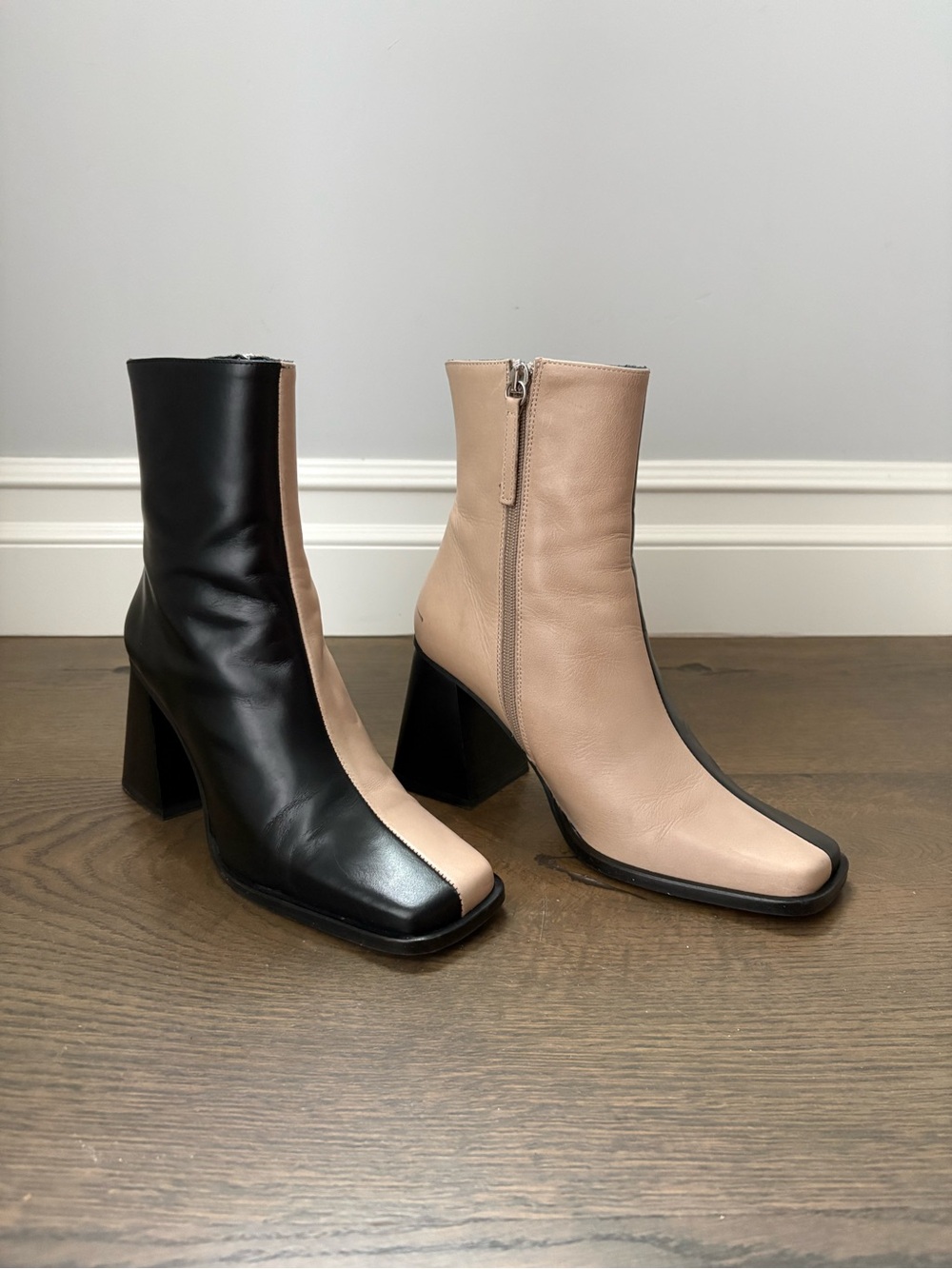 ALOHAS South Bicolor Boot Stone Beige/Black